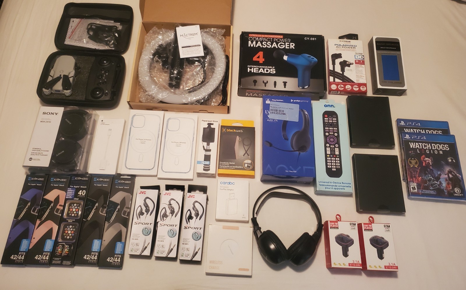 Mixed Lot of Consumer Electronics and Accessories – 30 pcs (See Description)