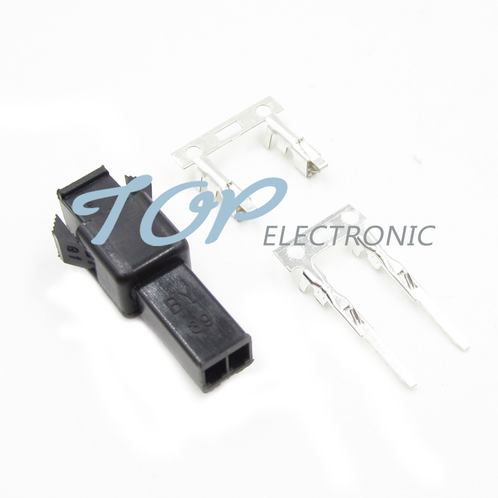 10sets JST Connector Plug 2-Pin Female ,Male ,Crimps New Black