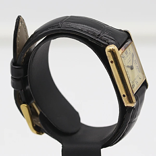 Cartier Must Tank SM 2974213 3135432 SV925 Manual Winding Ladies Watch Square