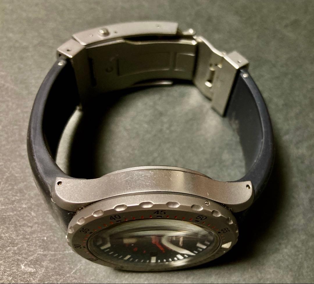 SINN Watch 1020.U2.EZM UTC U-boat Steel Silicone Strap Men’s Wristwatch w/Box
