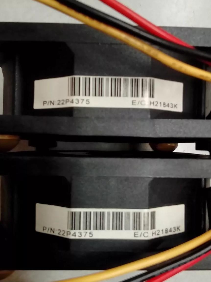 Lot of 2 SUPERRED Cooling Fans CHA6012CS-A DC12V 0.16A 3wire 3pin