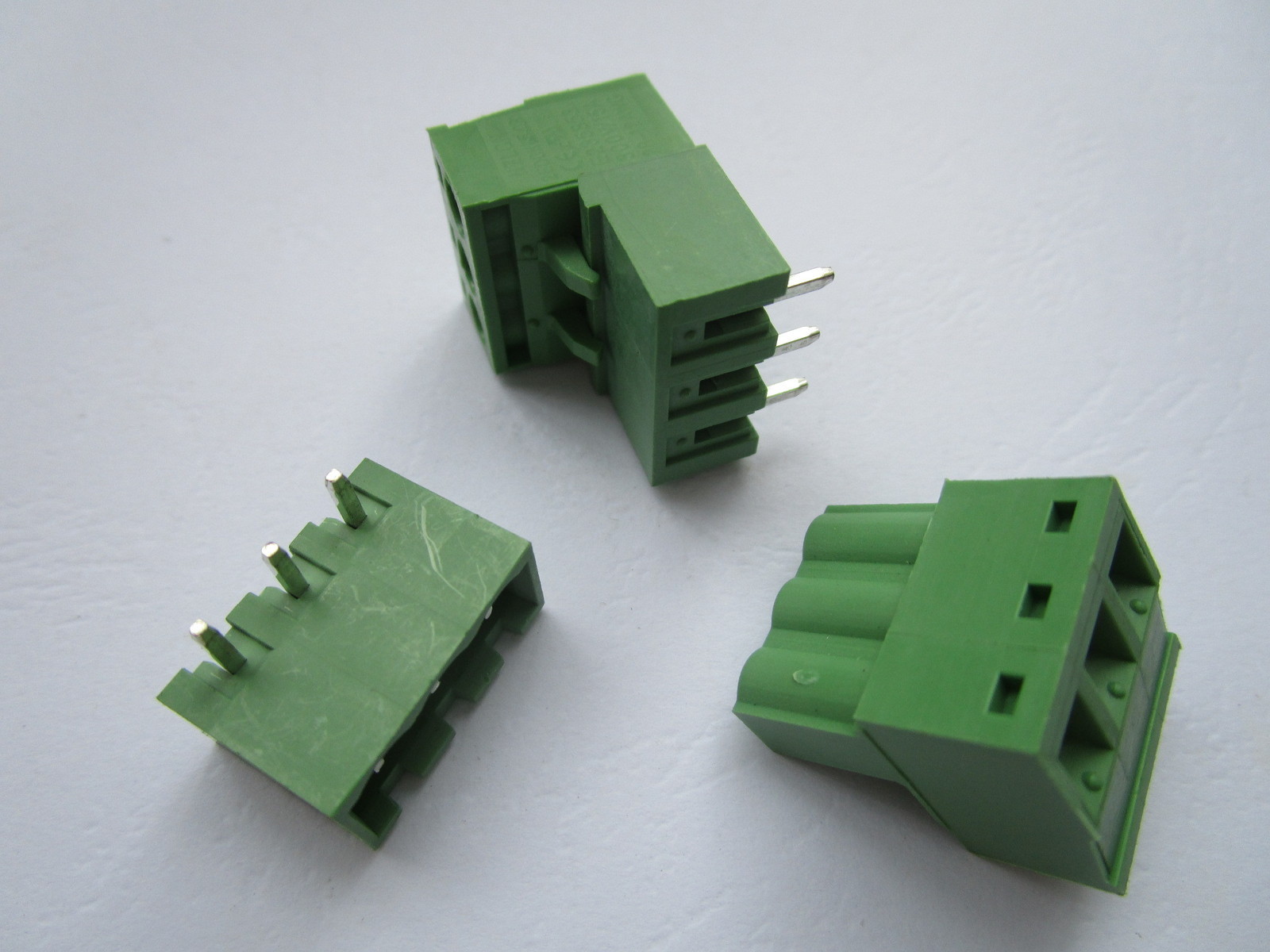 30 pcs Close Angle 3pin 5.08mm Screw Terminal Block Connector Pluggbale Type