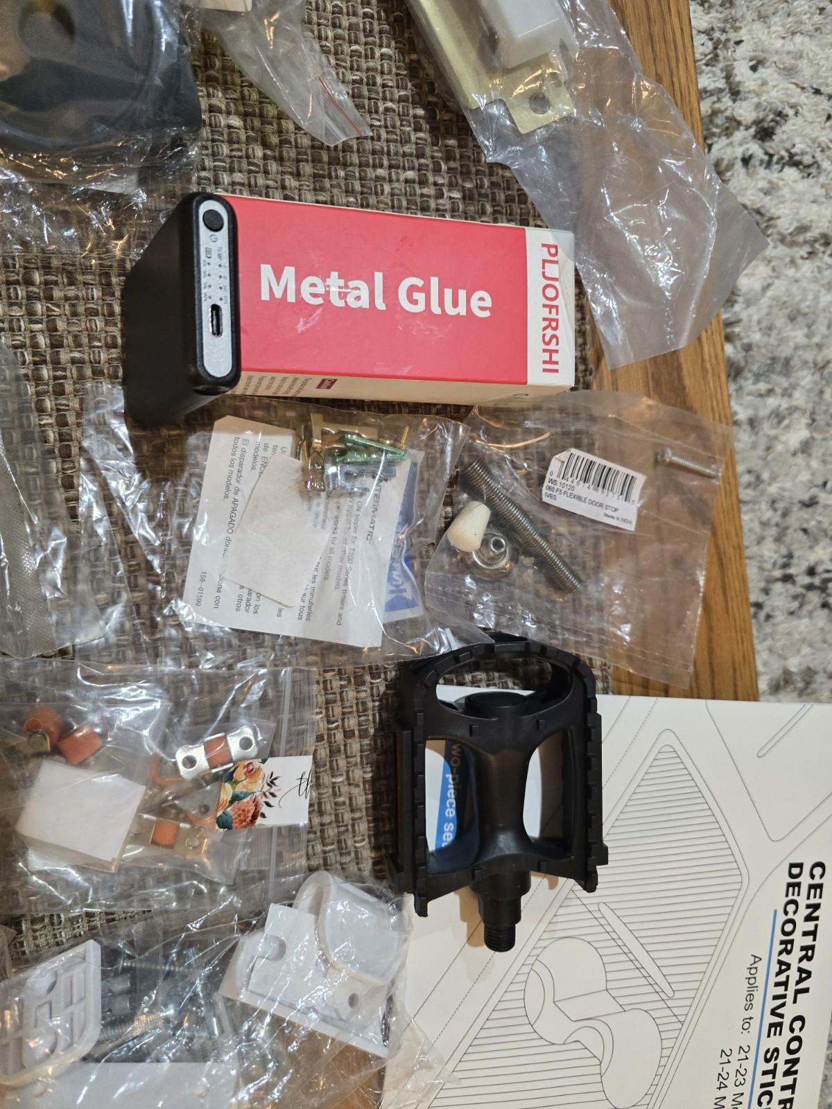 Castermaster Caster Cups & PLJOFRSH Metal Glue, Tesla Model Y Control Sticker…