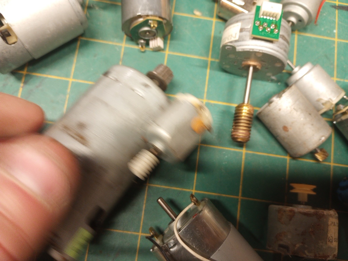 Large Lot Of Small Electric Motors