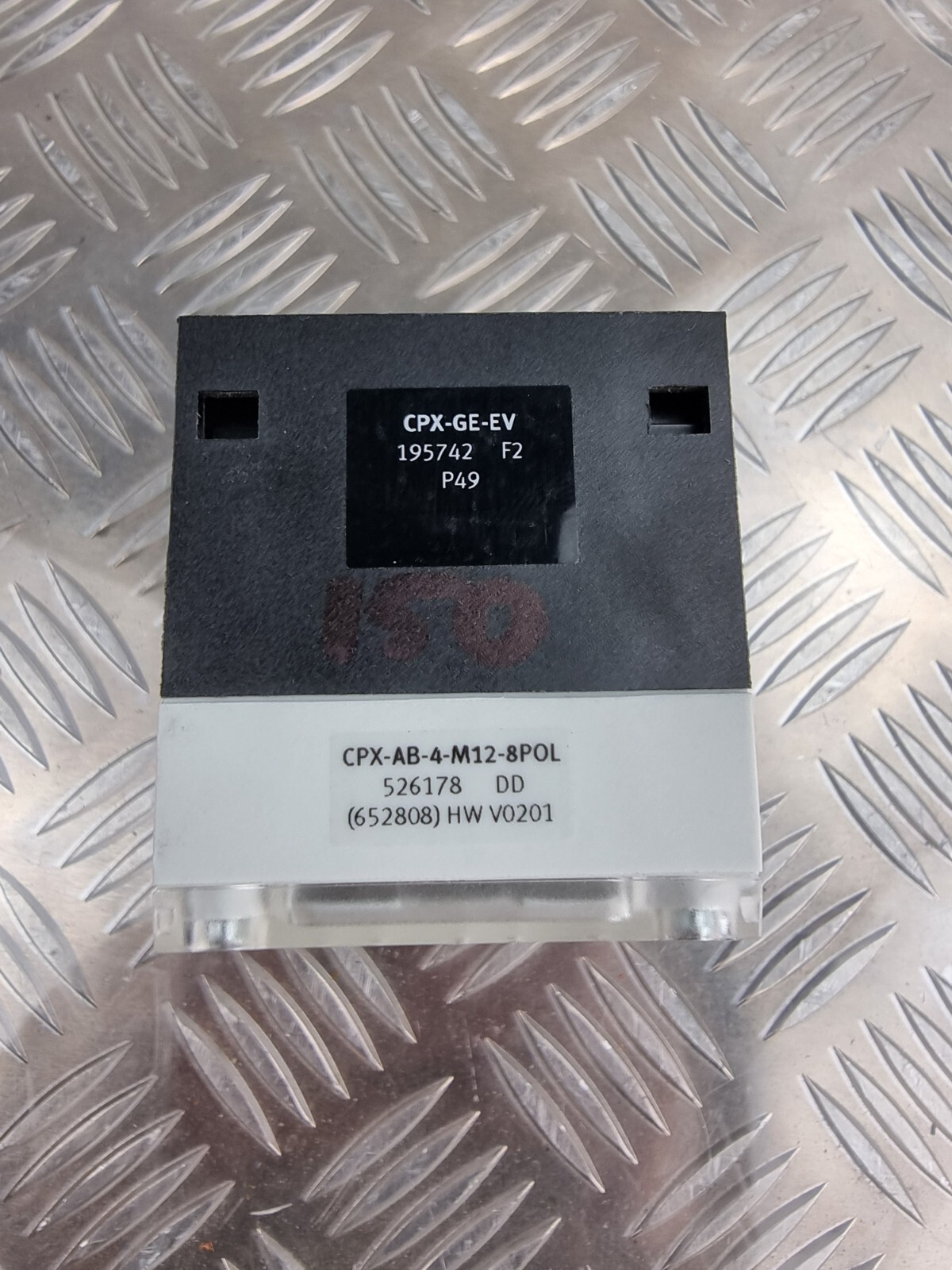 FESTO CPX-GE-EV Connector Block with CPX-AB-4-M12-8POL