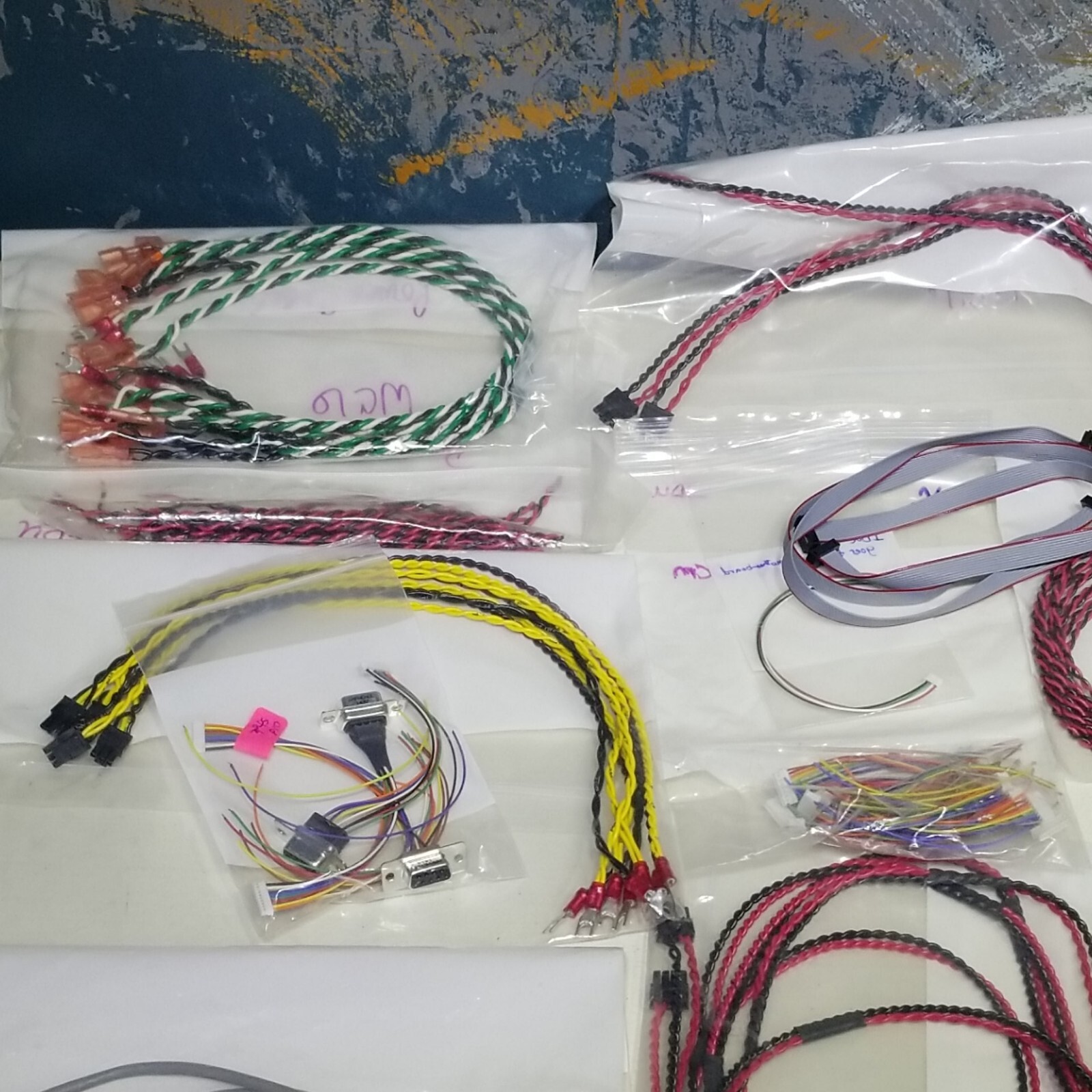 Mixed Lot of Electronics Wire Parts