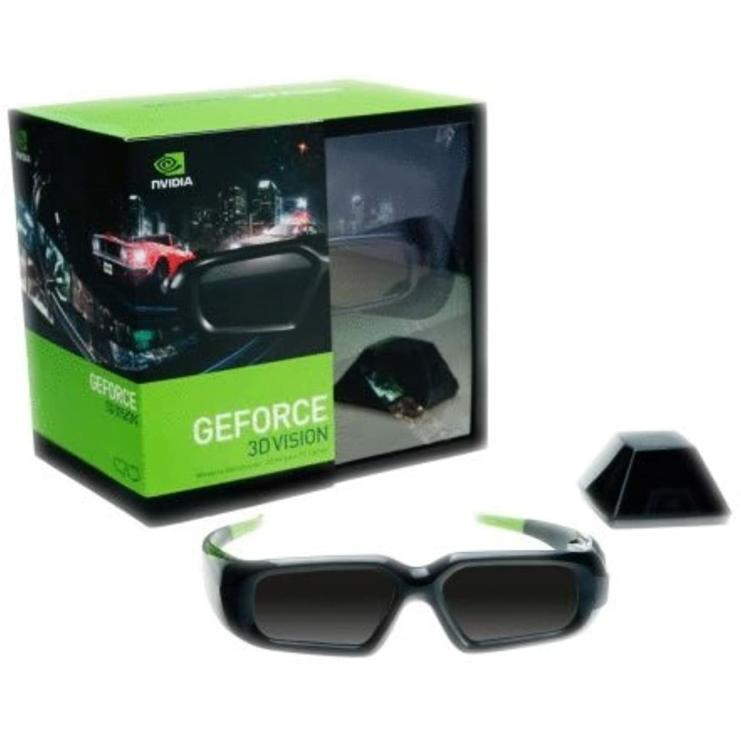 NVIDIA GeForce Wireless 3D Stereo Glasses Kit with Emitter