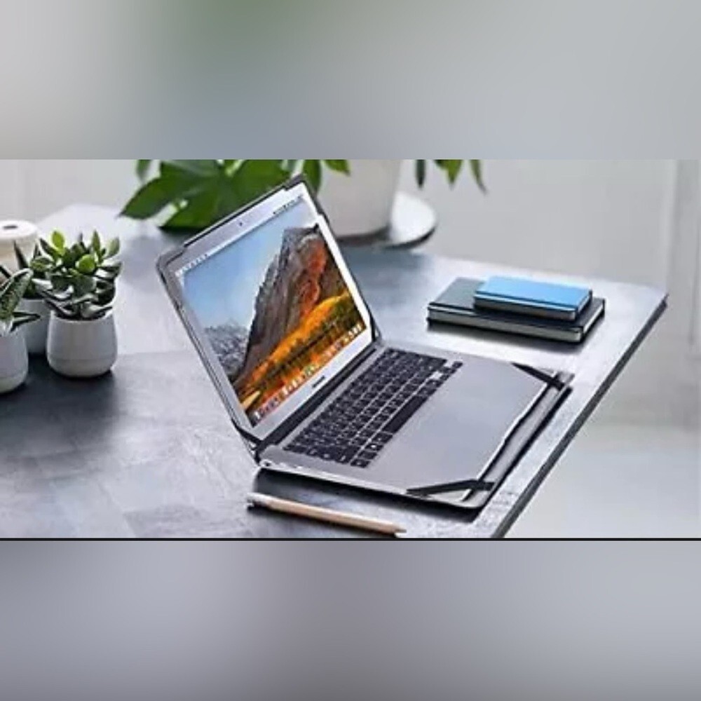 Beefed blue and brown case cover compatible with Lenovo yoga
