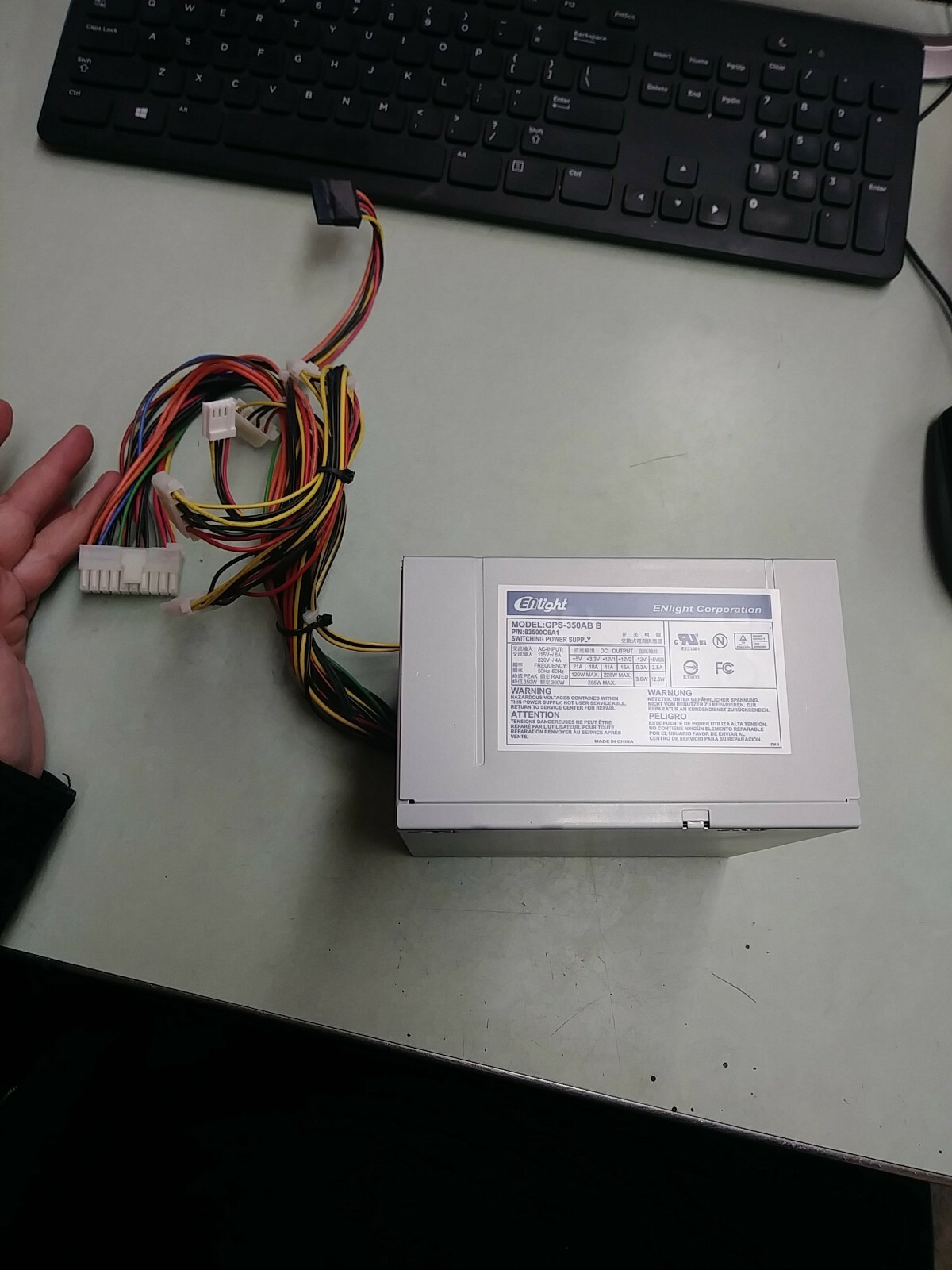 ENLIGHT POWER SUPPLY MODEL GPS-350AB B 83500C6A1 285W