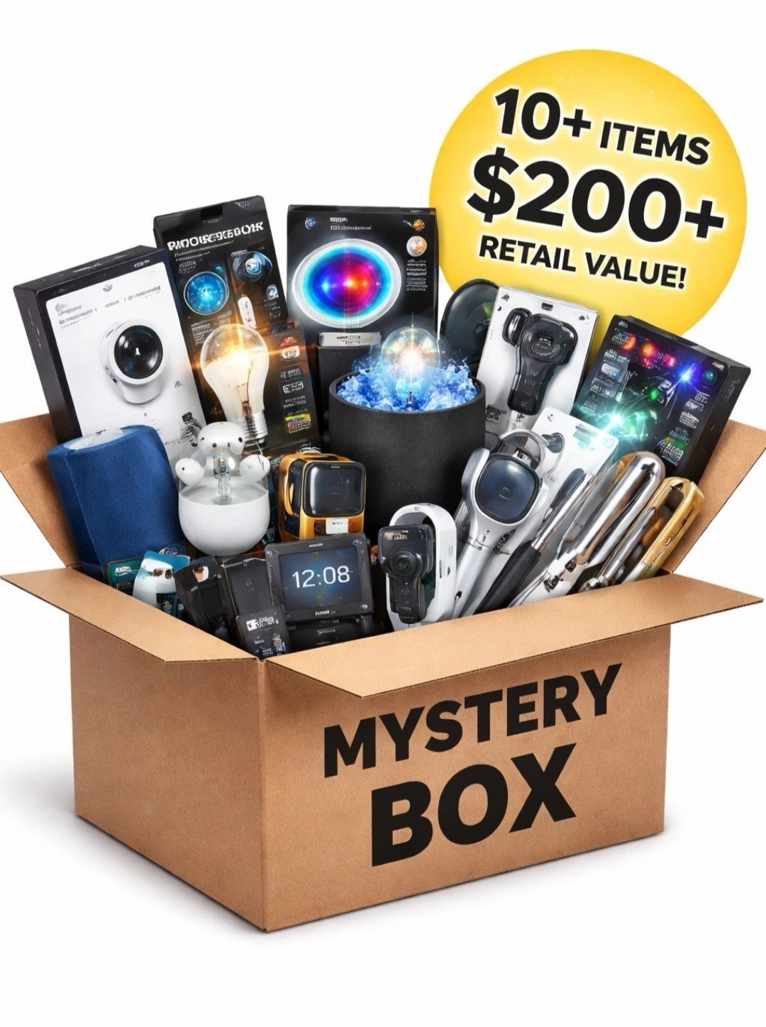 Amazon Mystery Box. General Merchandise & Fun Liquidations. GUARANTEED NICE BOX!