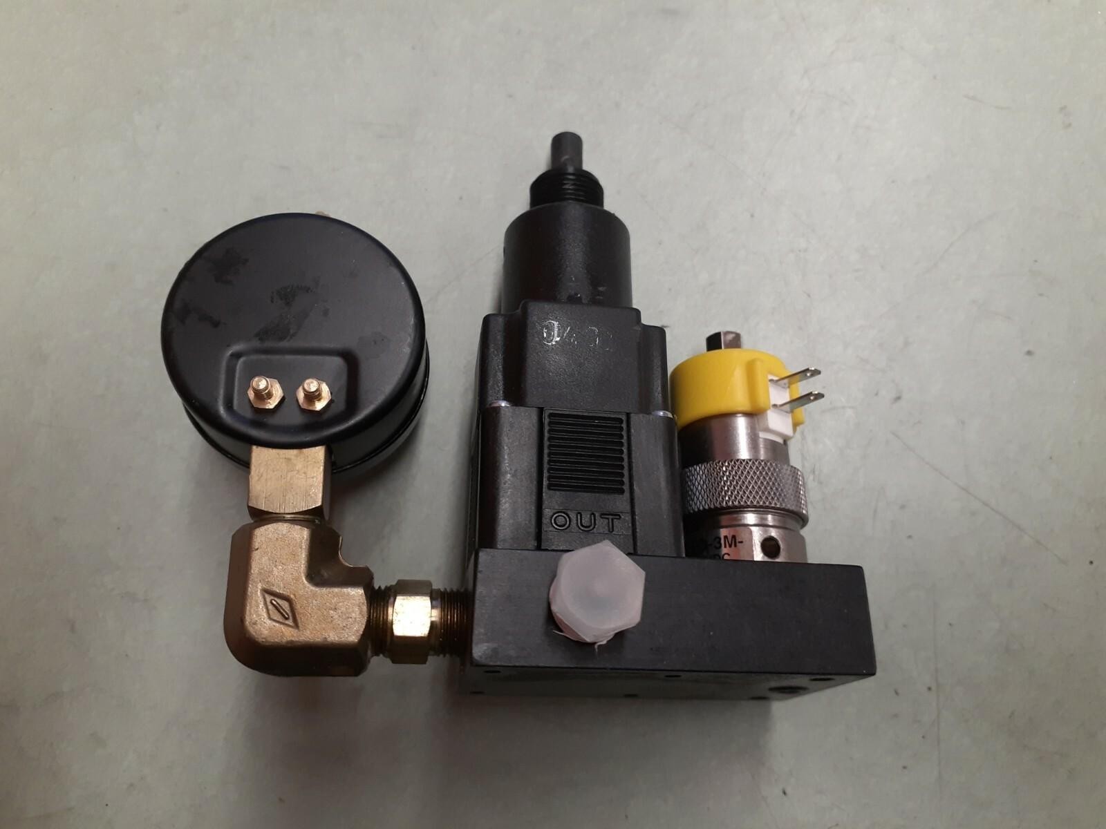 VIDEOJET 208266 Regulator ETO-3M Solenoid and ANSI B401 Gauge