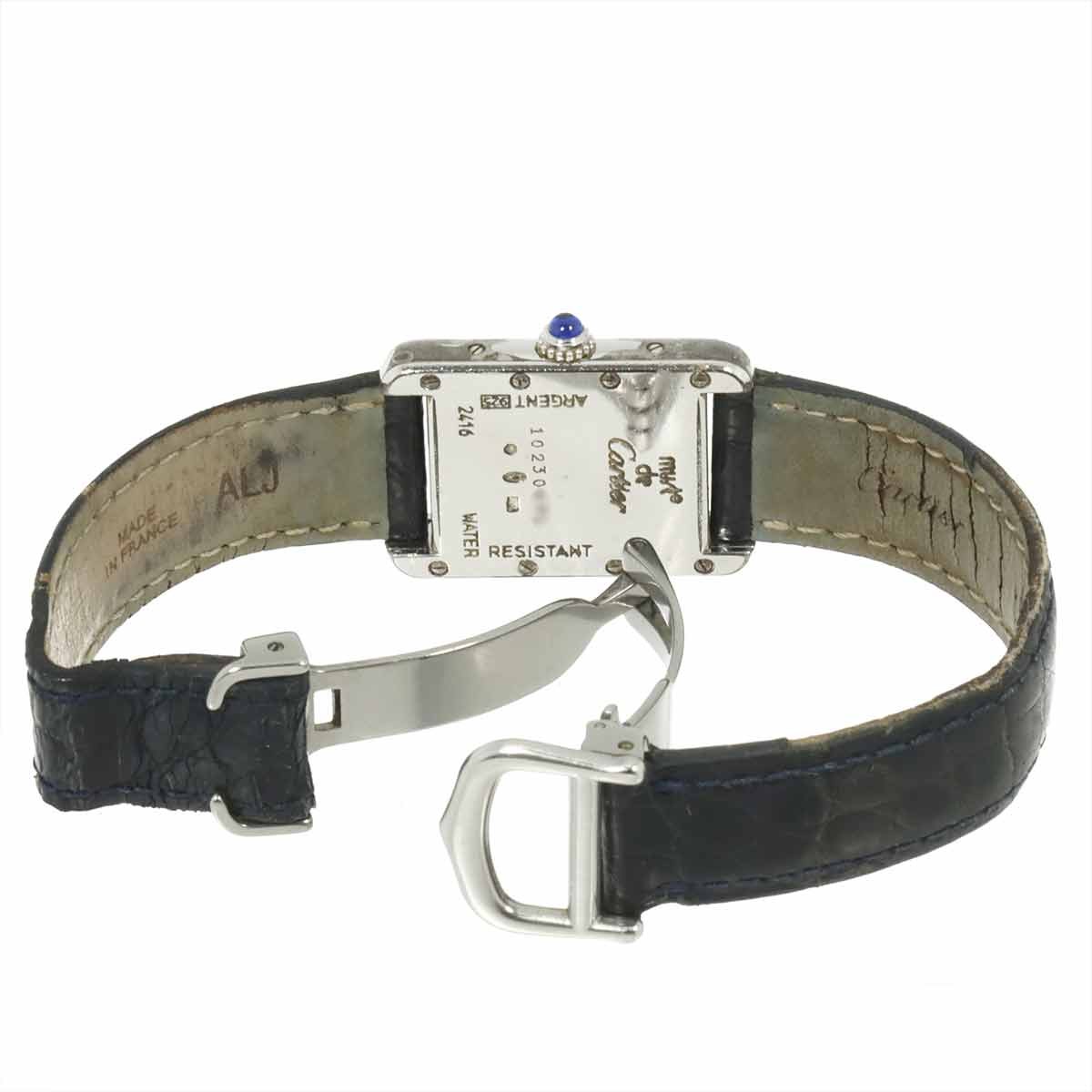 Cartier Must Tank SM W1017654 2003 Limited Women’s Watch Orange SV925 Quart