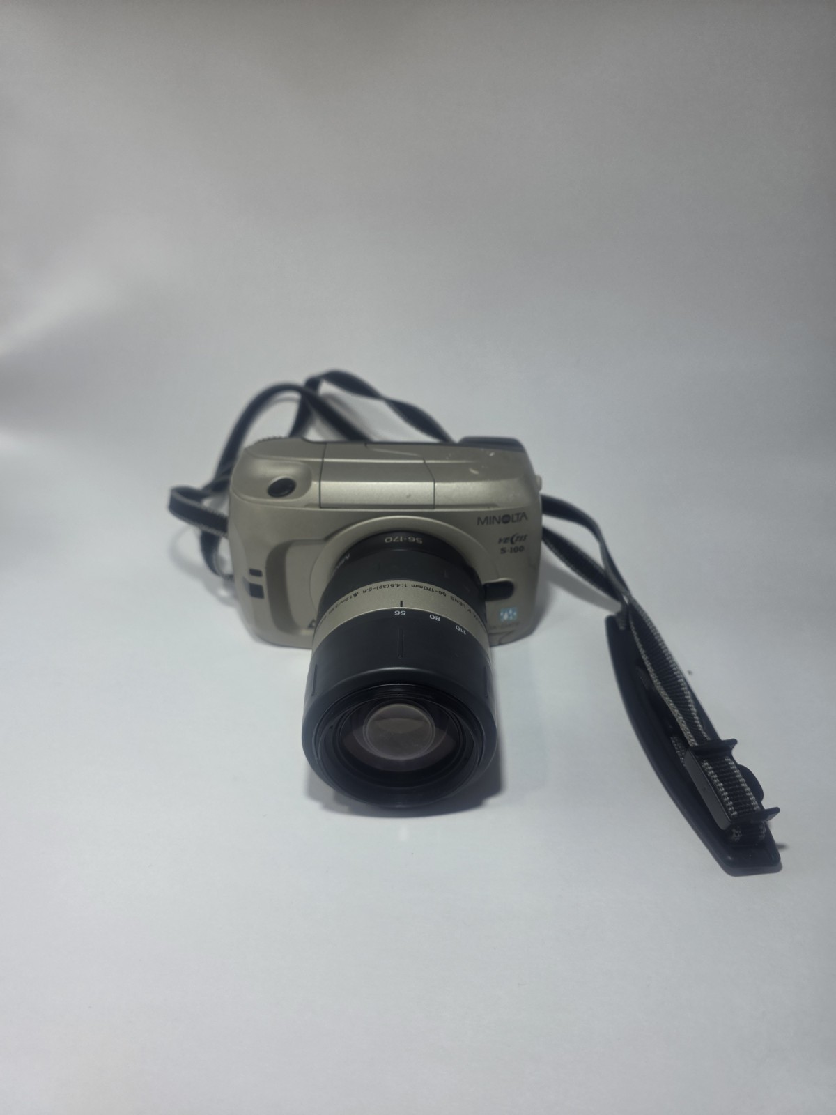 Minolta Film Camera with Zoom Lens – Untested – Sold As-Is for Parts or Repair