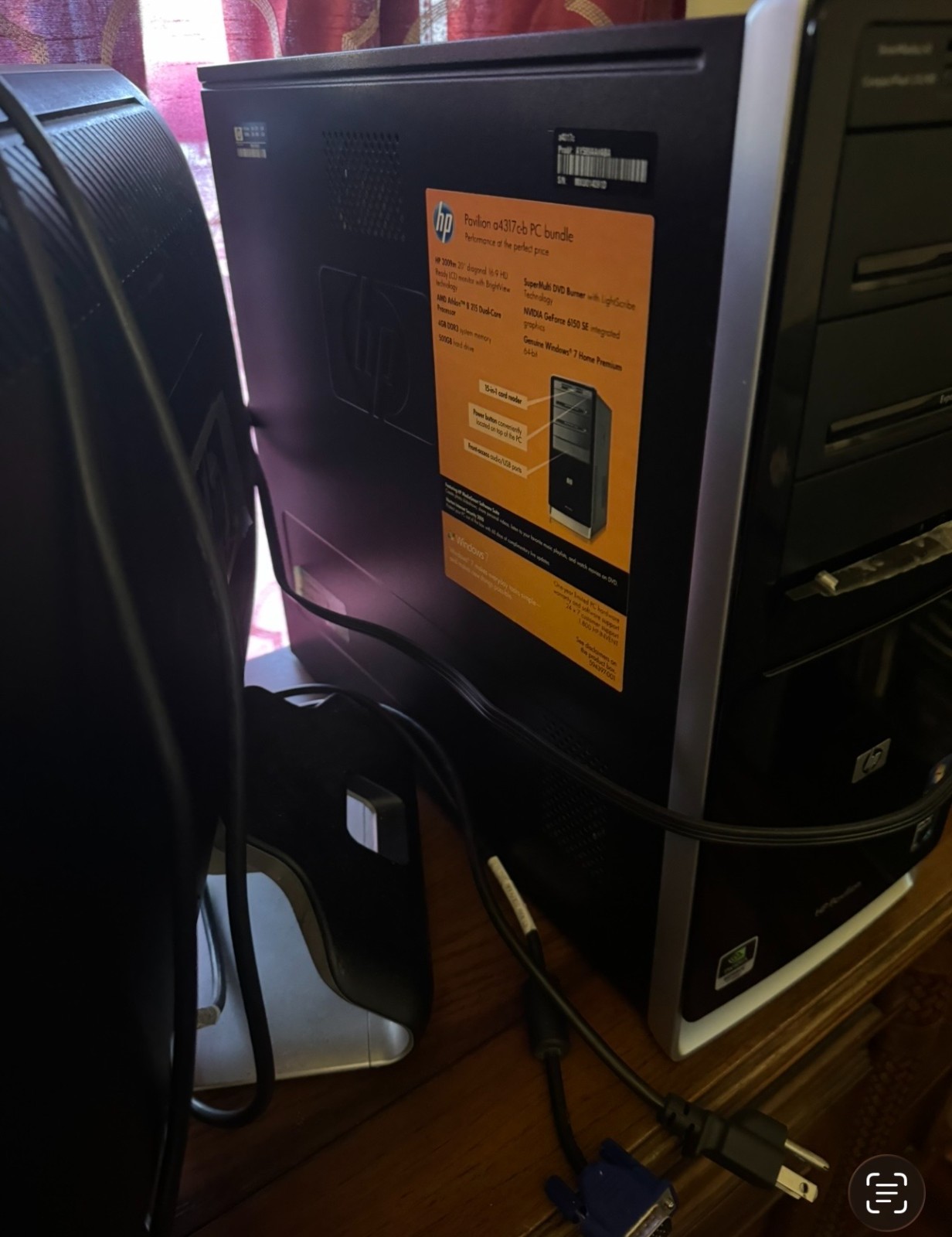HP, DELL. BLACK, WINDOWS 7. NVIDIA GRAPHICS CARD, RETRO GAMING PC
