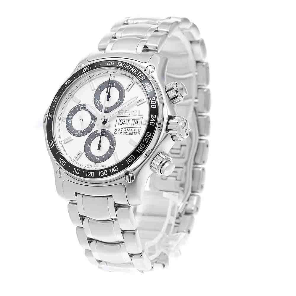 Ebel E9750L62 1911 Discovery Day-Date Chronograph Automatic Men Watch Boxed