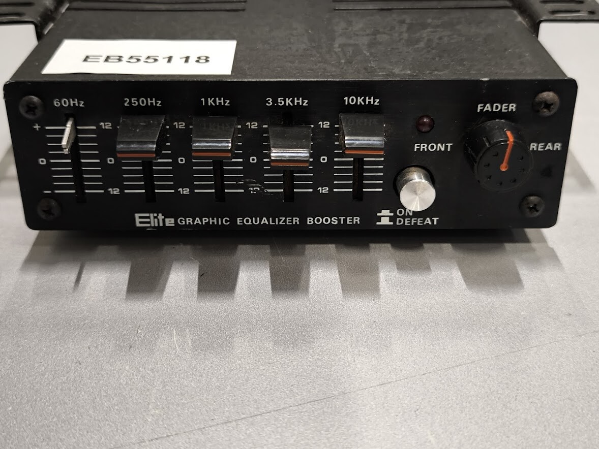 Elite Graphic Equalizer Booster – Used, Working, Scratches