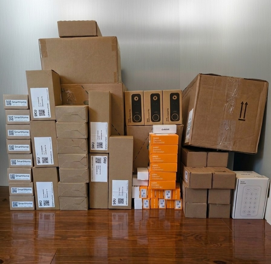 Brand New Vivint Gen 2 Security Equipment Wholesale Lot – 191 Units