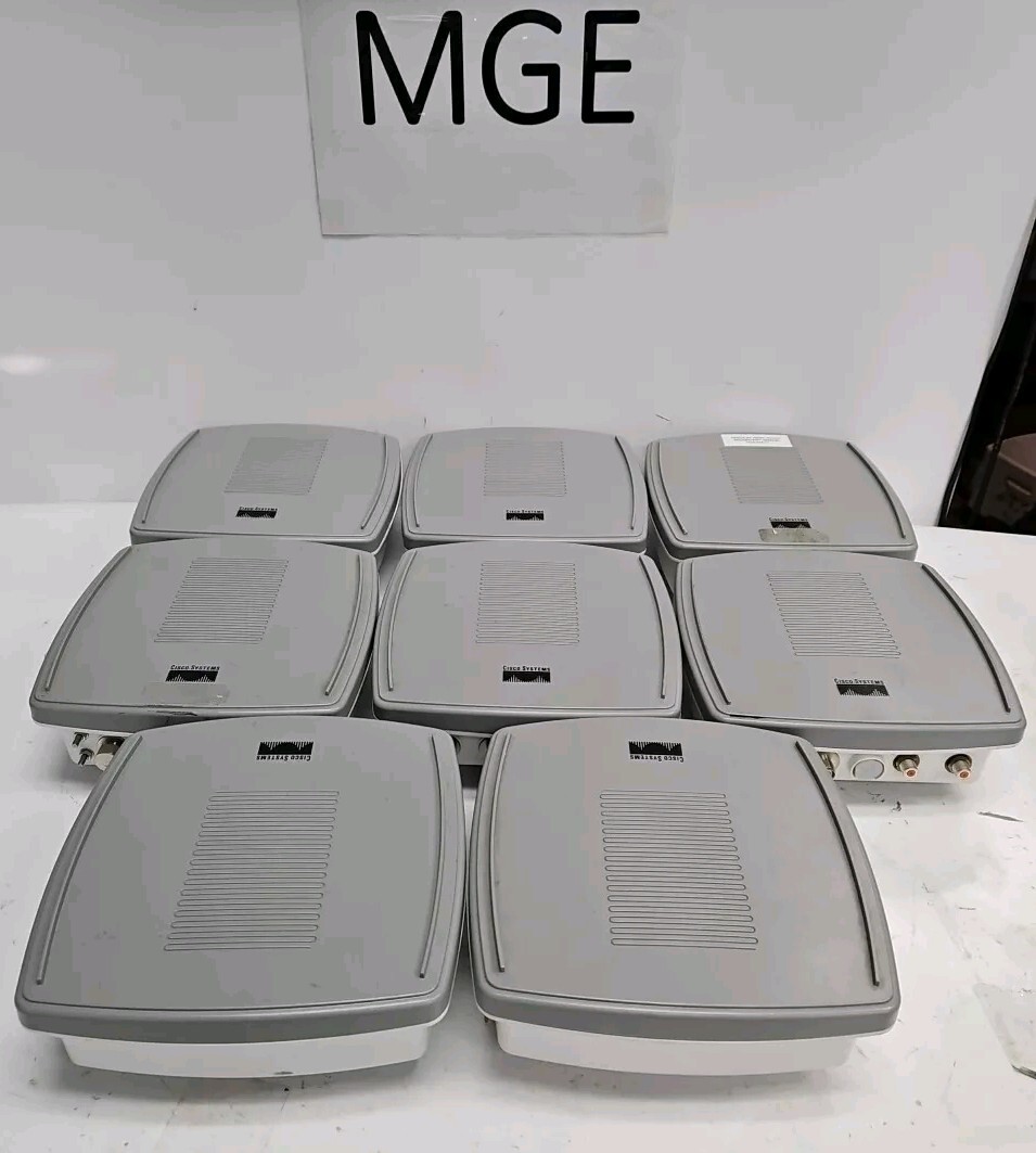 Lot of (8) Cisco Aironet 1300 Wireless Bridge Access Point AIR-BR1310G-A-K9-R