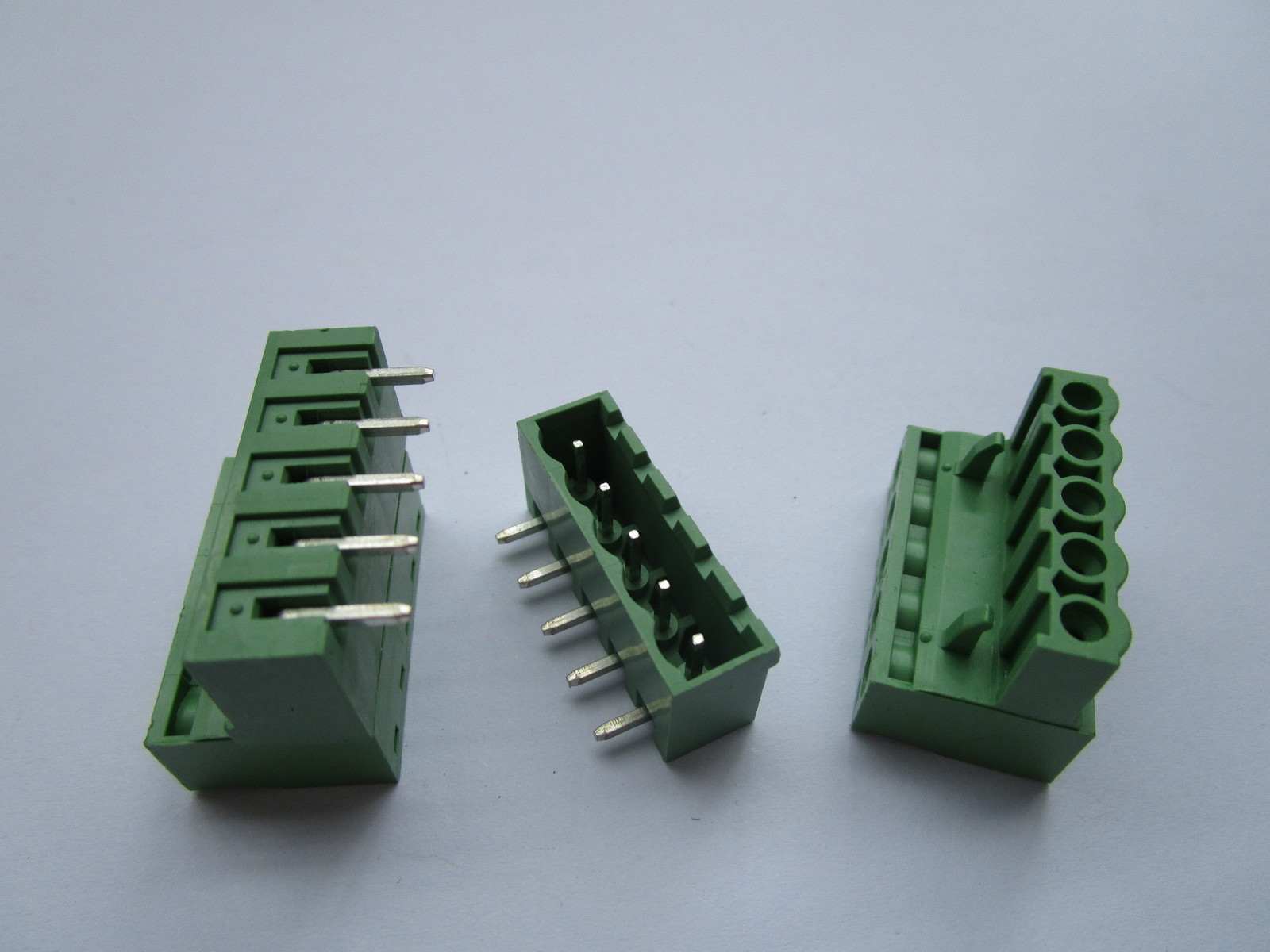 20 pcs 5.08mm Close Angle 5pin Screw Terminal Block Connector Pluggable Type New