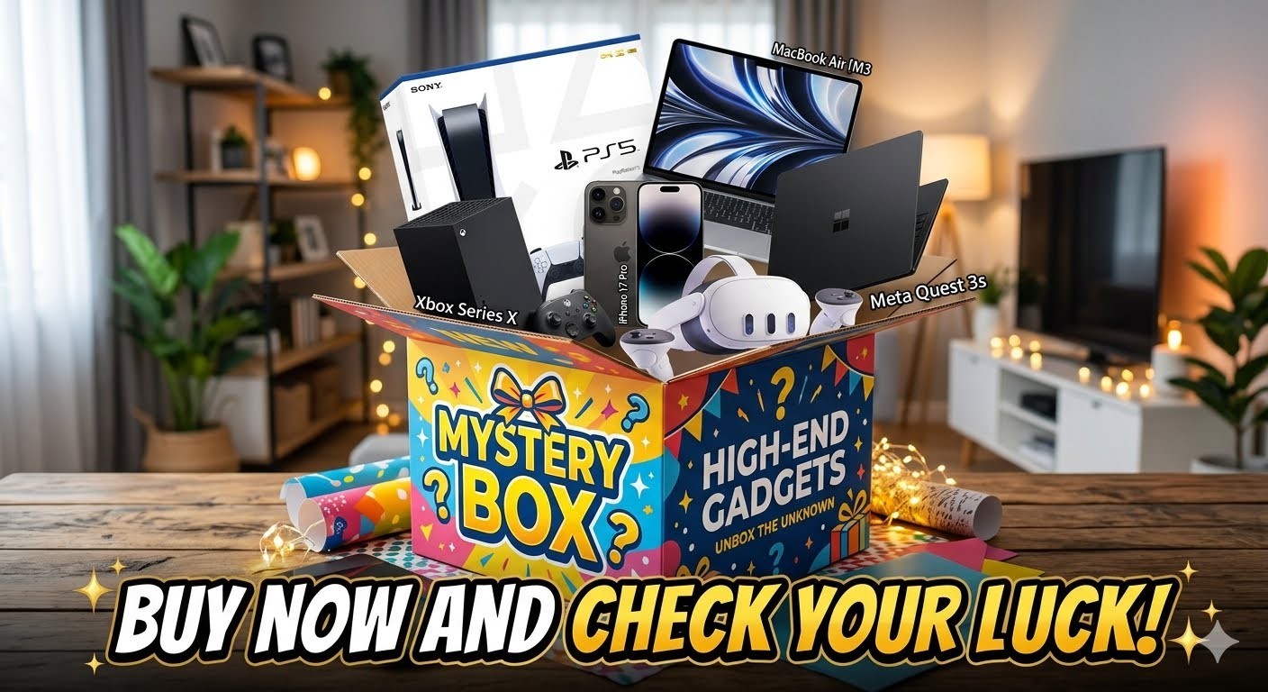 🎁 Tech Mystery Box – One Random Gadget Inside!