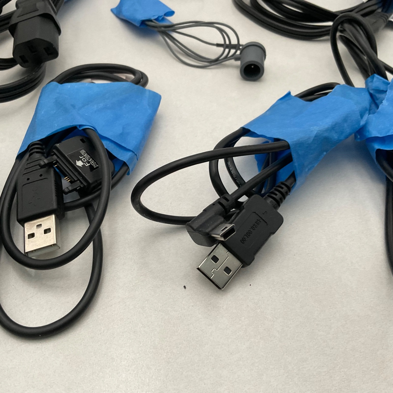 Mix Lot Electronic Cables USB Power Cords Mini USB Samsung Adapter ComputerCable