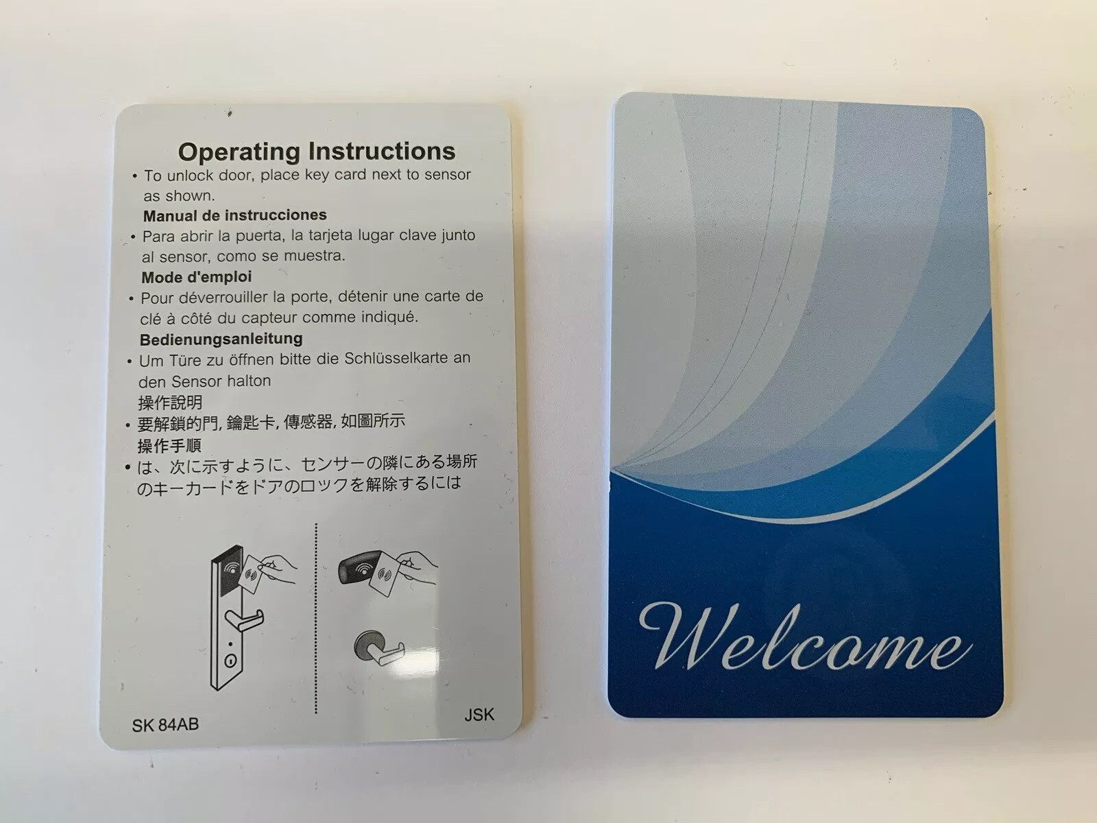 Acculock RFID Hotel Key Cards for Acculock And Betech RFID Locking System