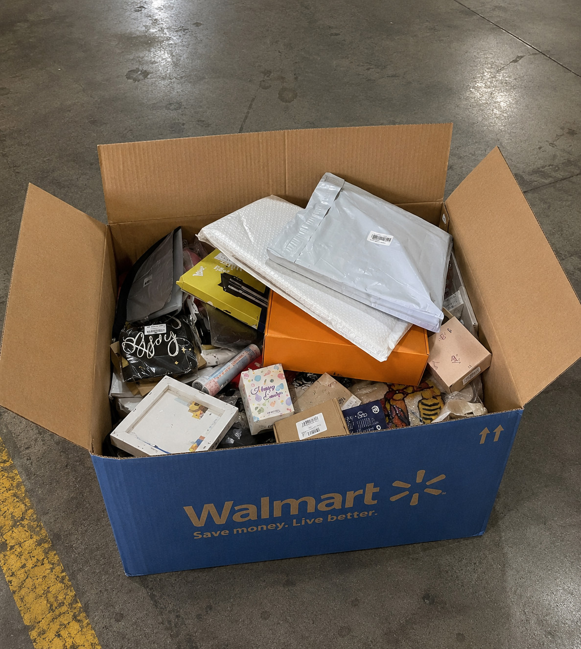 Amazon Mixed Merchandise Inventory with High Demand Consumer Goods