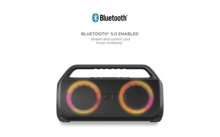 ION Water-Resistant Bluetooth®️-Enabled Stereo Boombox (Open Box, New Condition)