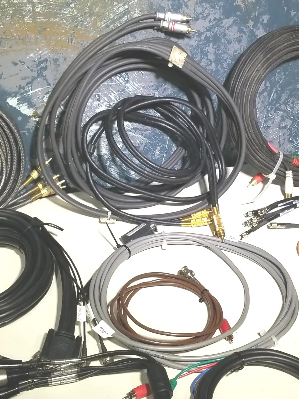 Lot of Professional Audio Cables