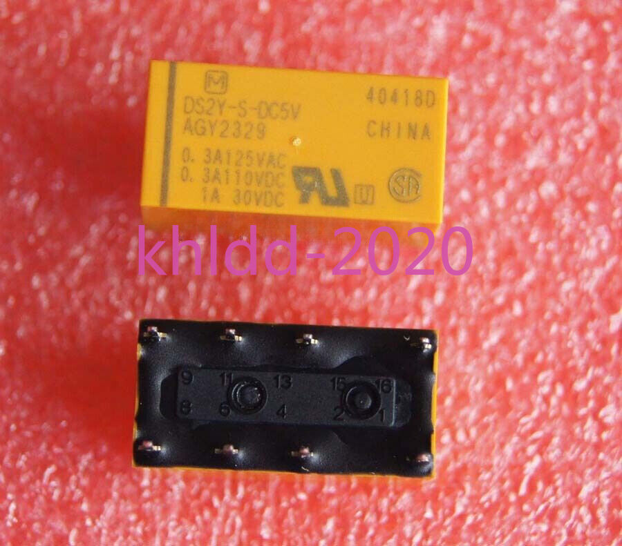 2PCS DS2Y-S-DC5V DS2Y-S-5V AGY2329 5VDC ORIGINAL Relay 8pins