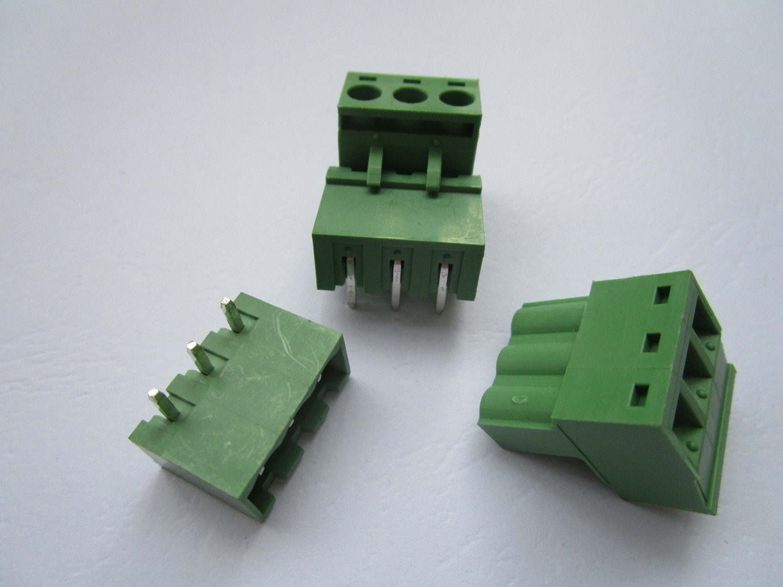30 pcs Close Angle 3pin 5.08mm Screw Terminal Block Connector Pluggbale Type
