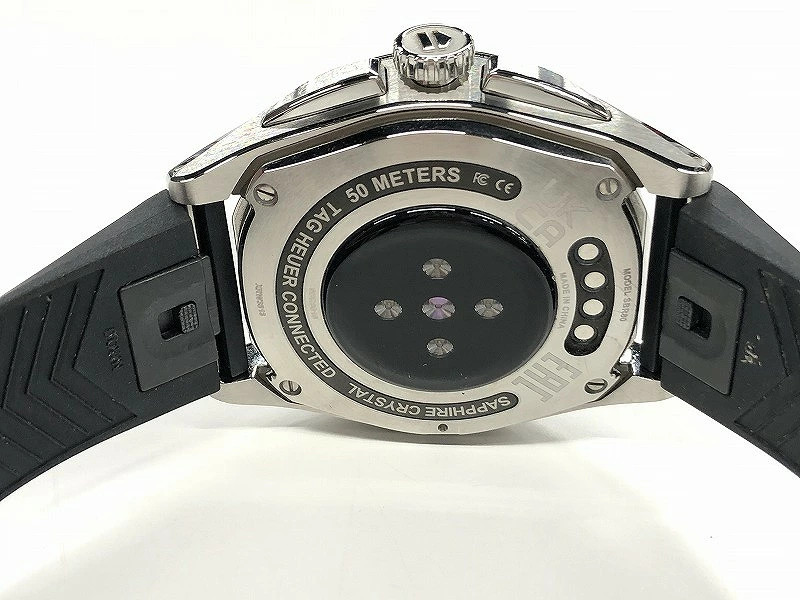 TAG HEUER Watch Connected Calibre E4 Black Silver SBR8010 42ｍｍ Wristwatch w/