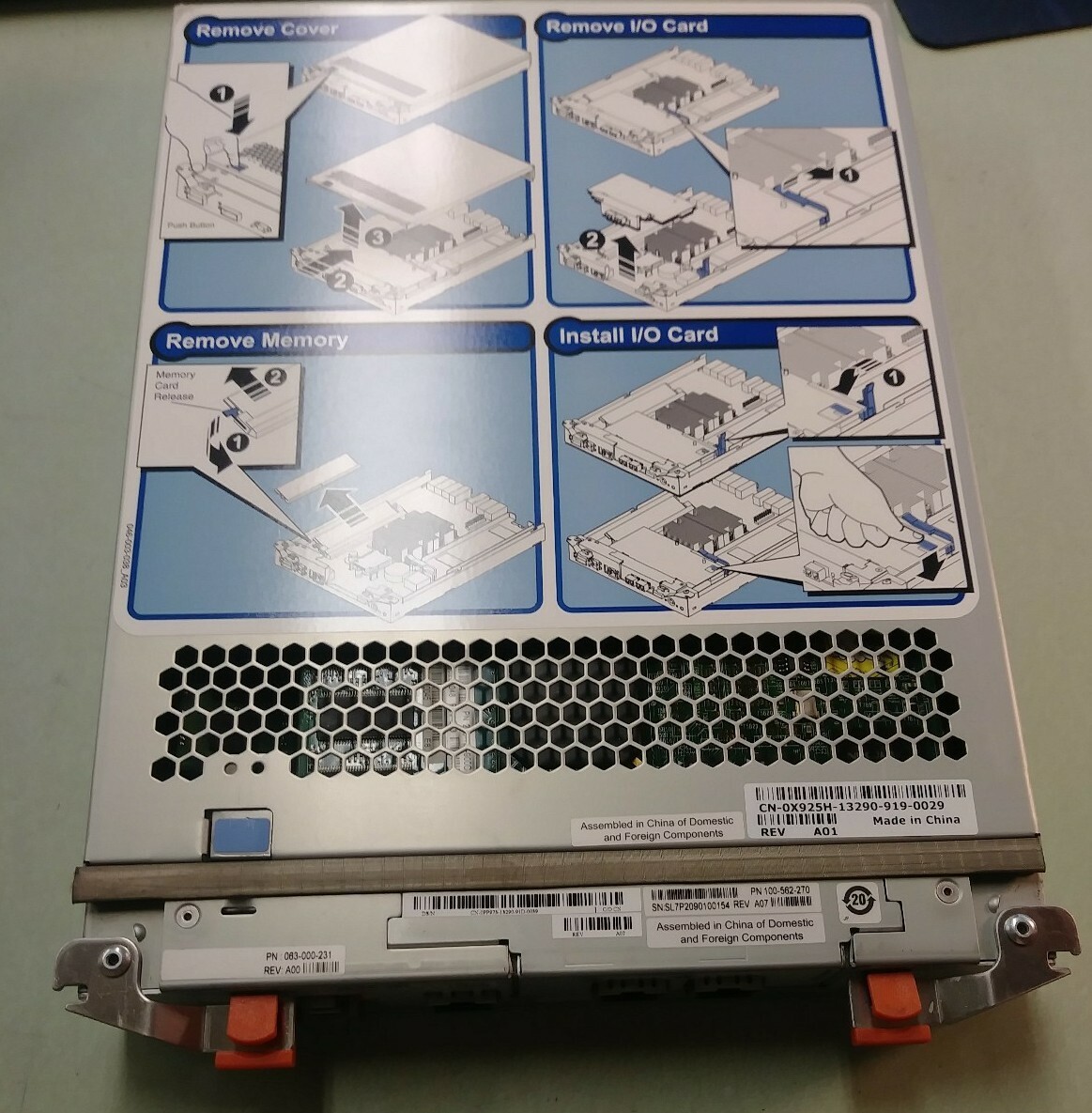 0X925H 100-562-270 Storage Raid Controller Processor 063-000-231