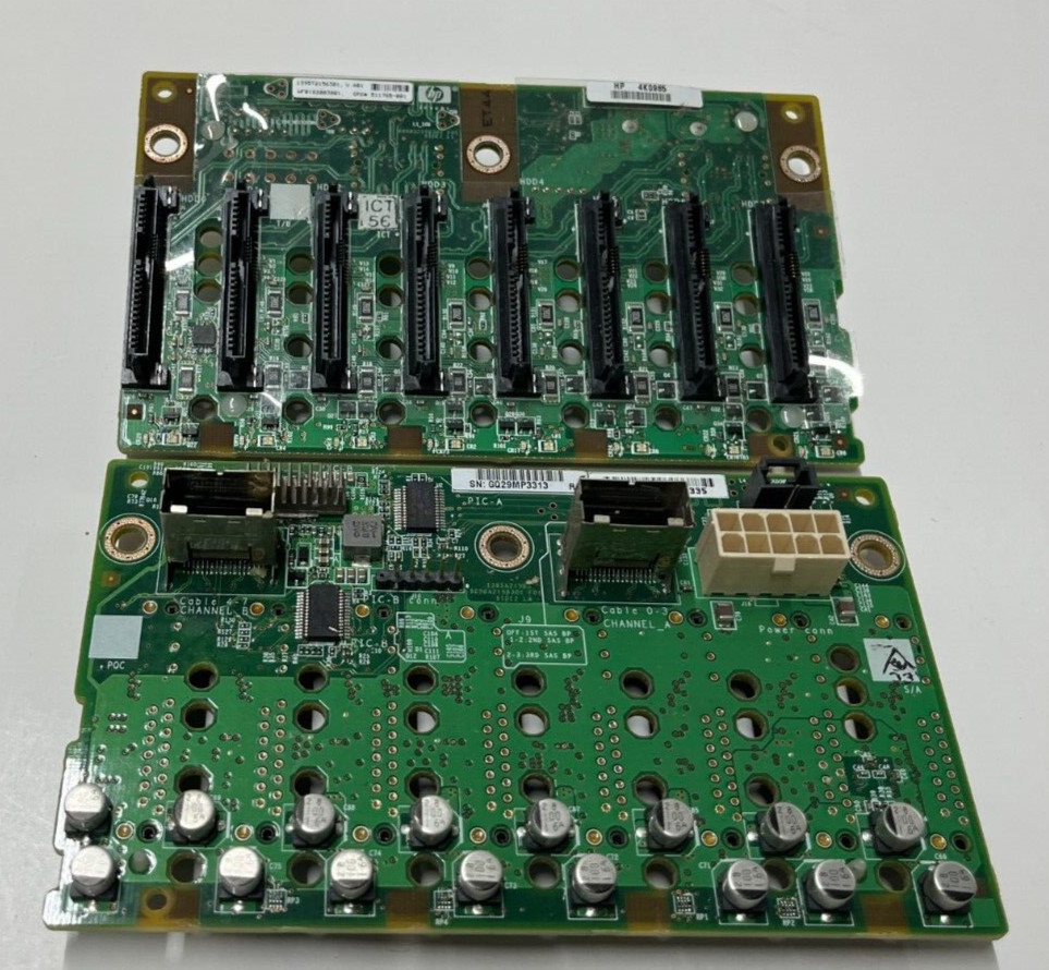 Lot of 2 HP ProLiant ML350 G6 Server Backplane Board- 511785-001