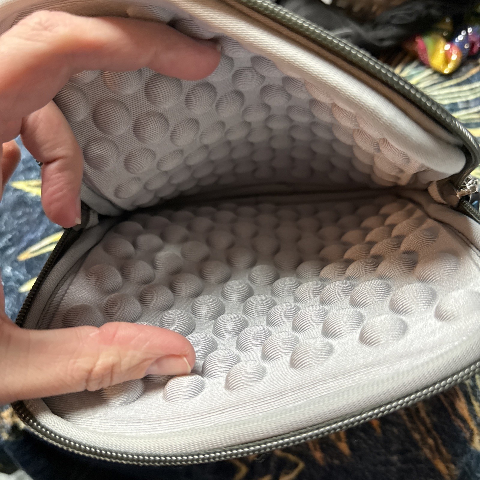 7 Inch Square Super Padded Roofull Storage Pouch with Pocket