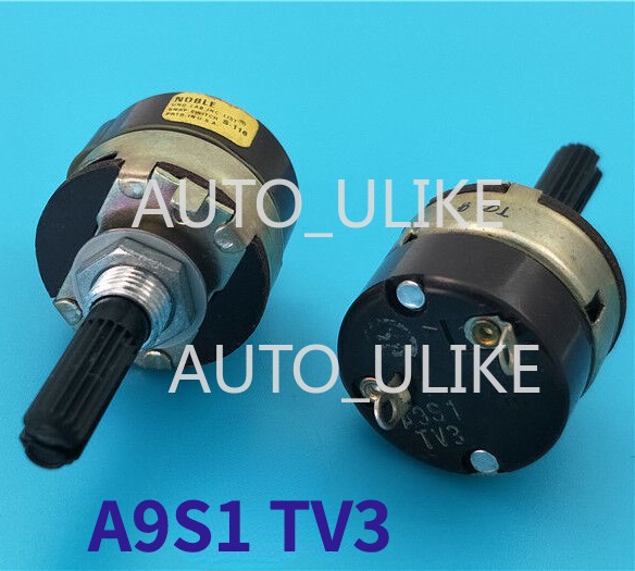 1PC Japan Noble Rotary Power on/off switch A9S1 TV3 250V 8A length 25mm 2-PIN