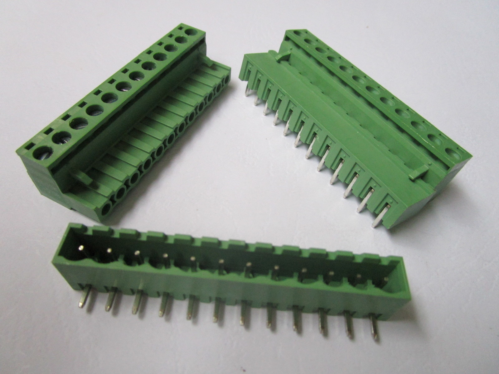 30 pcs Close Angle 12 pin 5.08mm Screw Terminal Block Connector Pluggbale Type