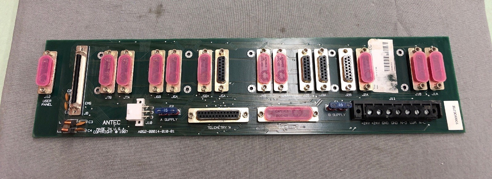ANTEC Backplane Board for Laser Link II A052-00014-010-01 A051-00014-001-08
