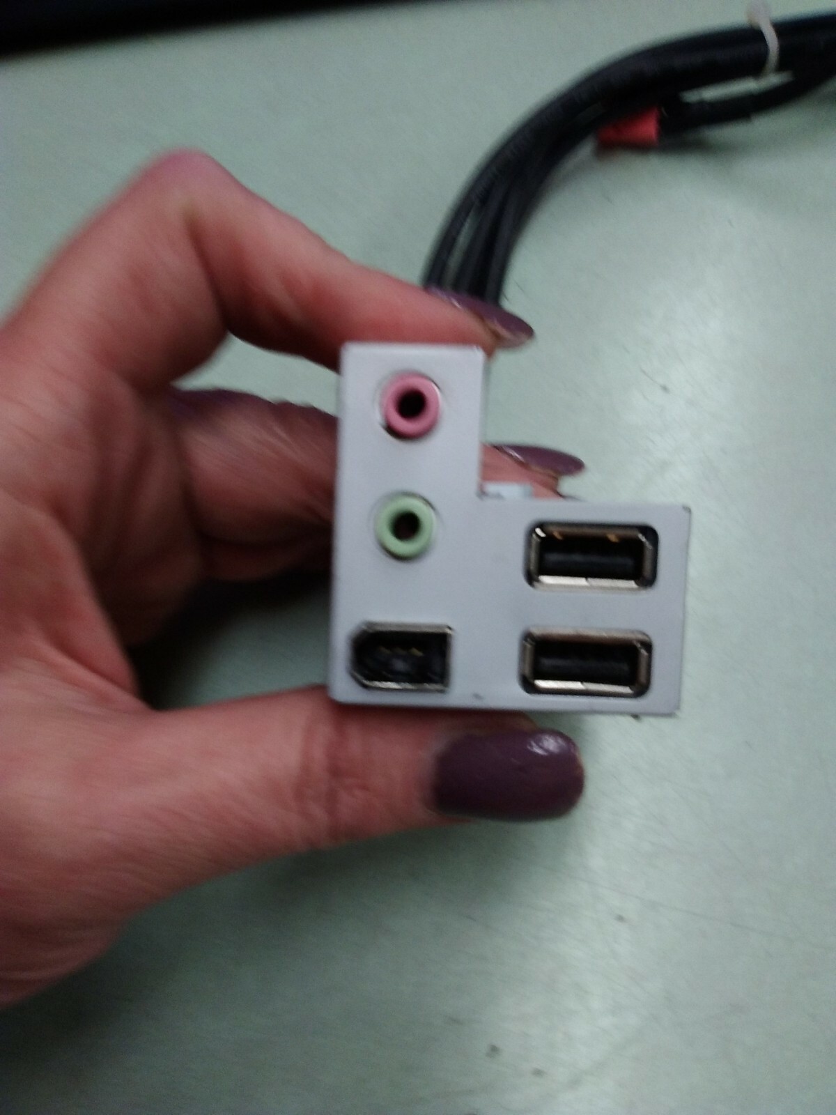 Dell U110C Studio 540 I/O USB Firewire Audio Panel 9PIN Connectors CN-0U110C
