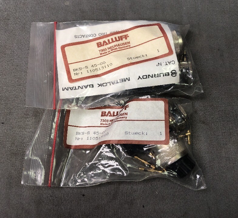 LOT OF 2 NEW OLD STOCK BALLUFF BKS-S 45-00