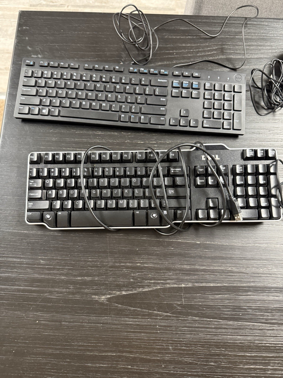 Miscellaneous Tech Lot Keyboards, Nice, Random Cables