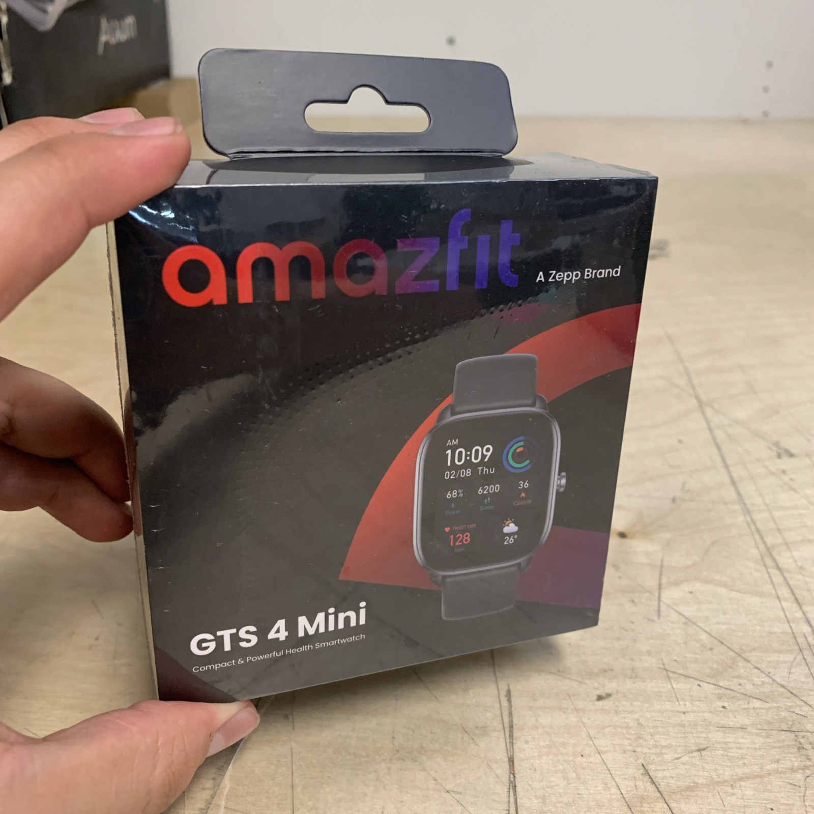 Amazfit GTS 4 LCD Mini Smart Watch 1.65″ Midnight Black Android IOS