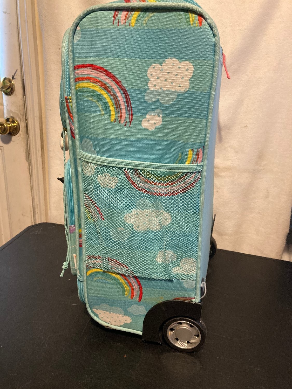 Girls Rolling Suitcase Backpack Sleepover Lot Bluey Pokemon Ty Beanie Boos Plush