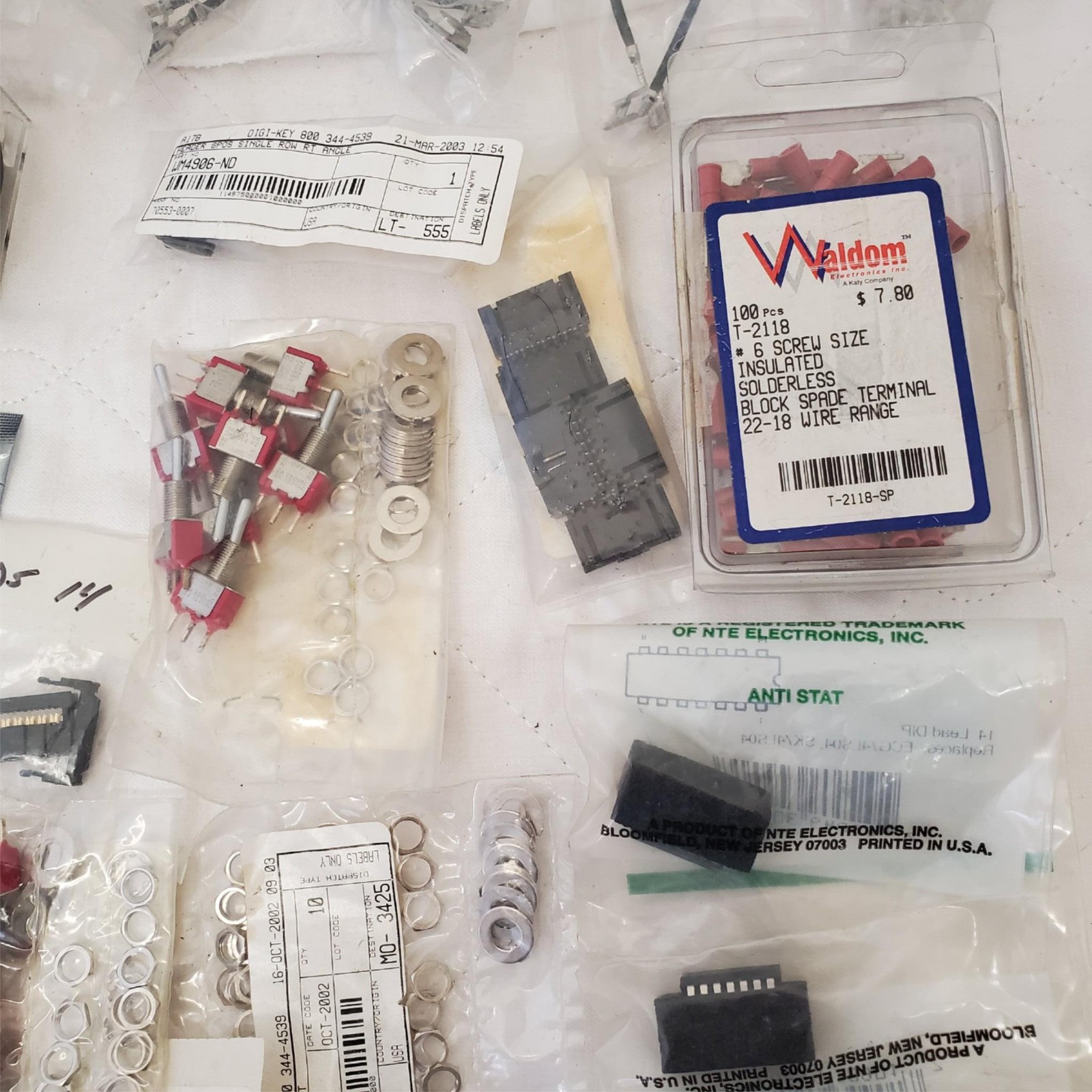 Large Lot of Omron Omega Relays Switches Electronics Parts