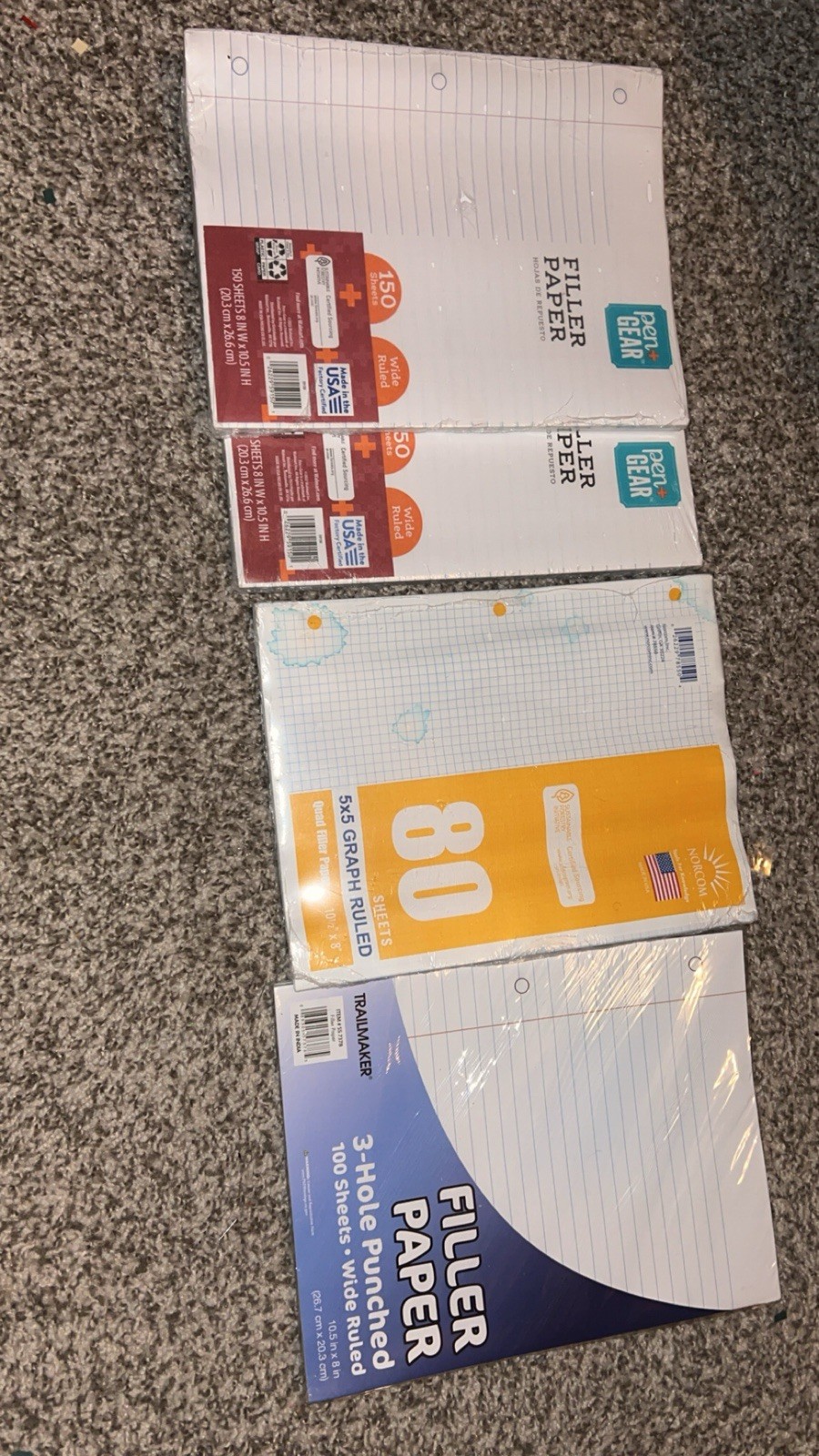 Pen+Gear Trailmaker Dymo HP Mood Mixed Lot Notebooks Ink Label Maker Paper