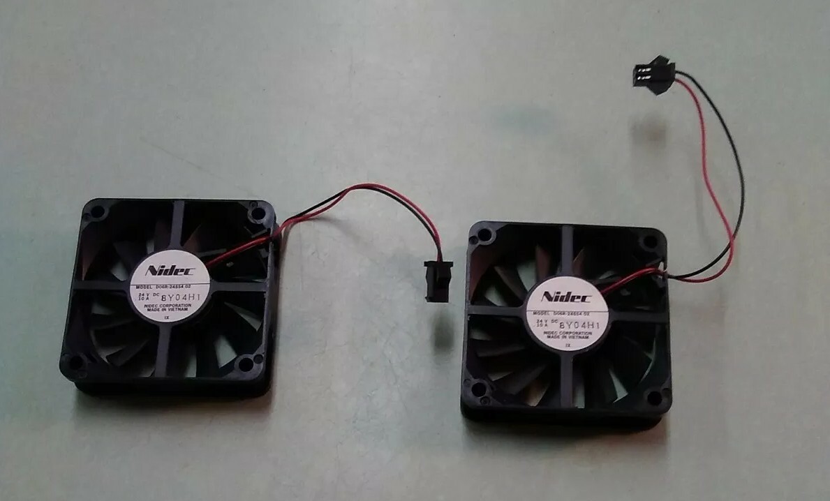 LOT OF 2 Nidec Cooling Fan Model D06R-24SS4