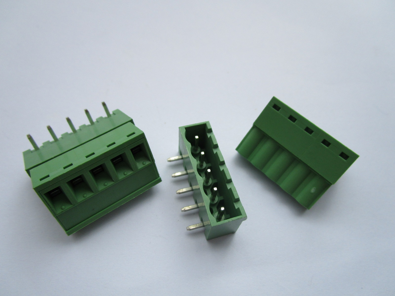 20 pcs 5.08mm Close Angle 5pin Screw Terminal Block Connector Pluggable Type New