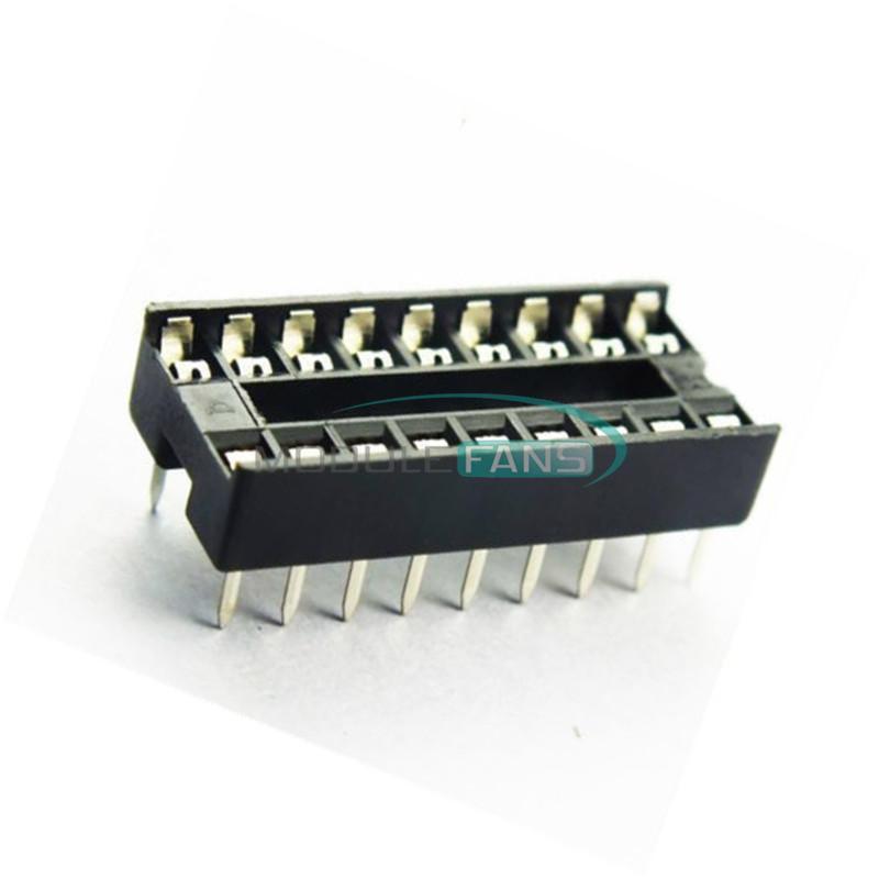 10PCS 18-Pin DIL DIP IC Socket PCB Mount Connector NEW High quality