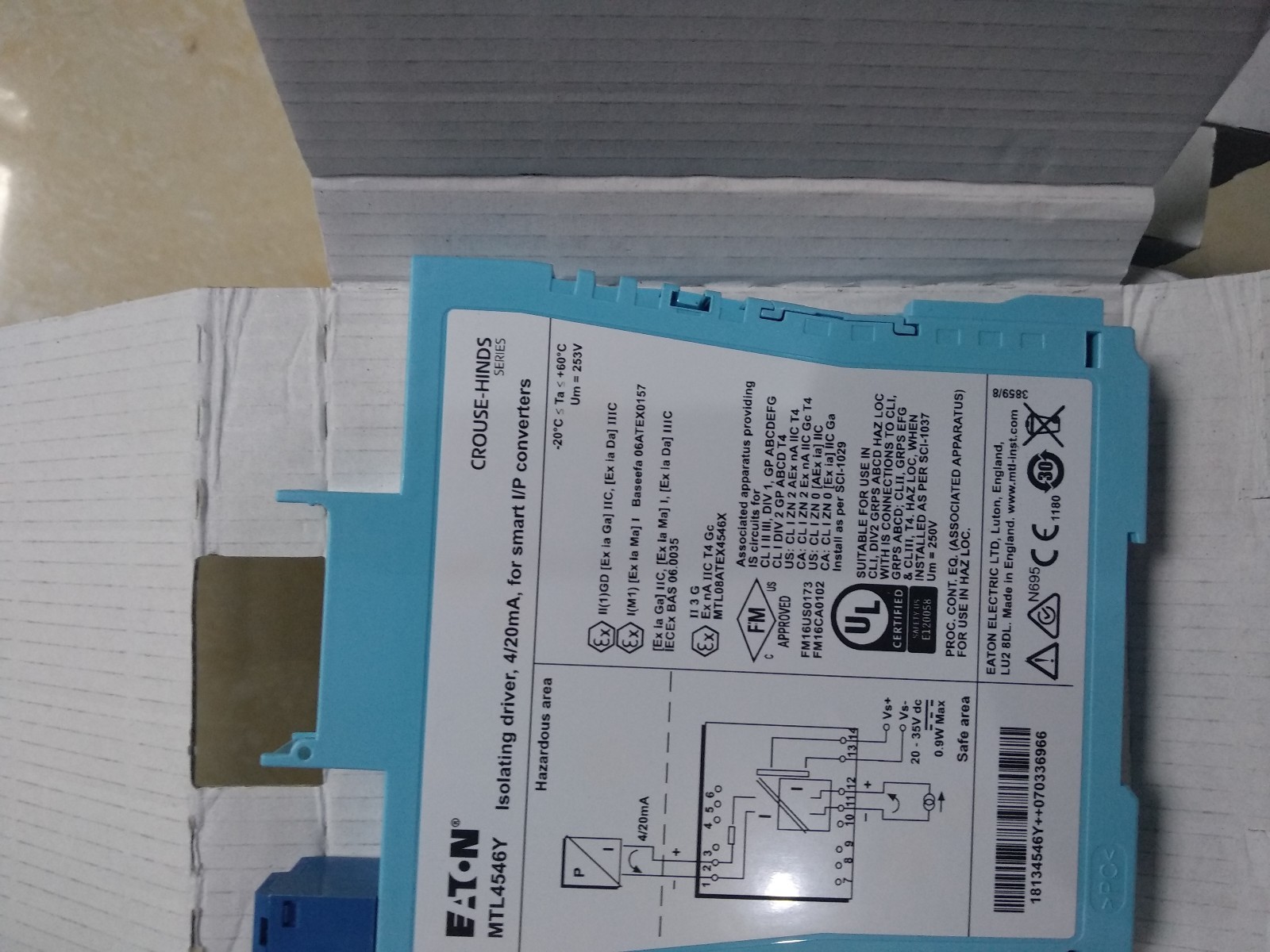 1 PCS MTL 4546Y Switch/ Proximity Detector Interface ALL NEW IN BOX