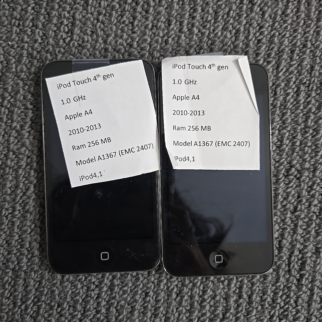 Apple Lot: 2 iPhones, 2 iPod Touch 4th Gen, Mice + Keyboard